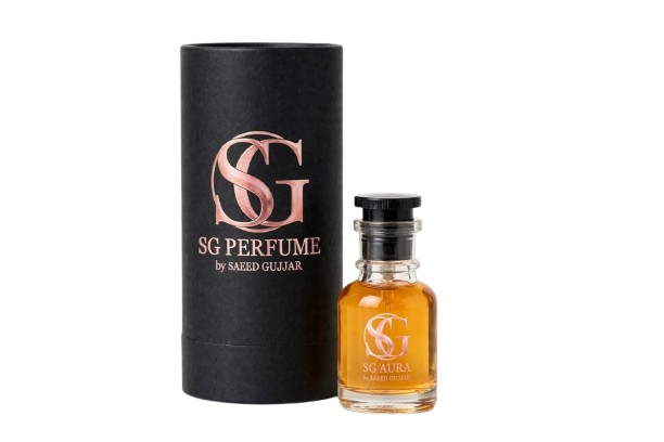 SG Aura perfume bottle